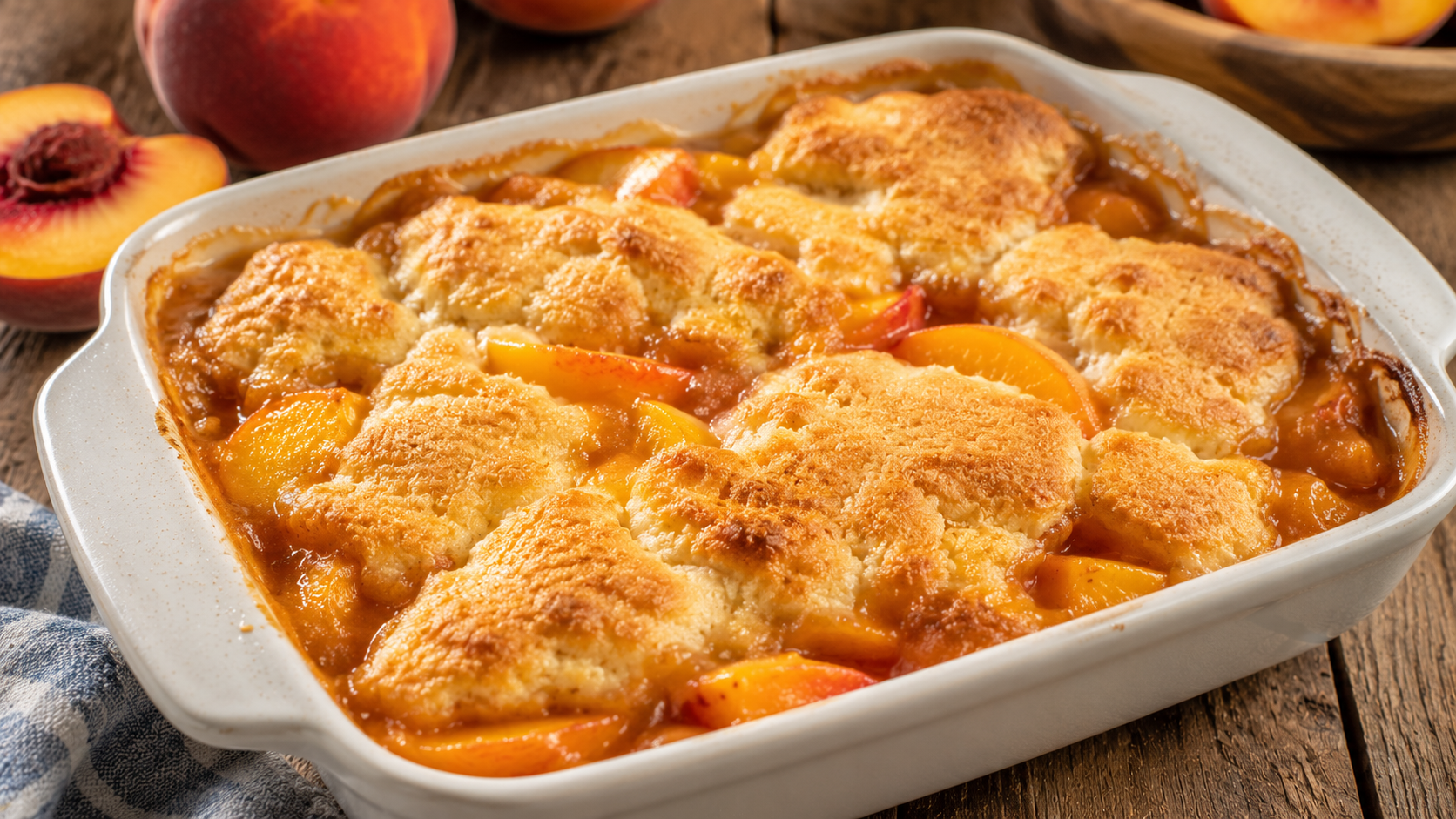 Fresh Peach Cobbler