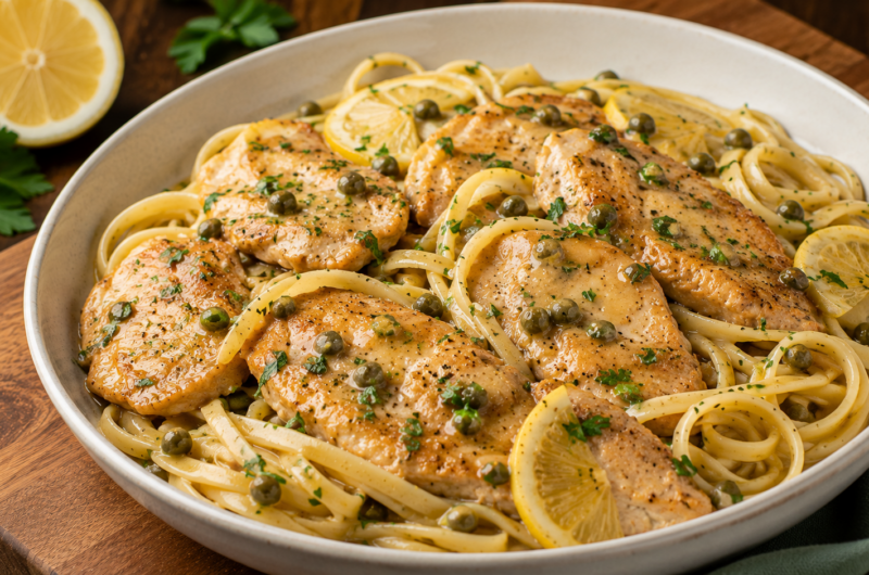 Rachael Ray: Chicken Piccata Pasta Recipe