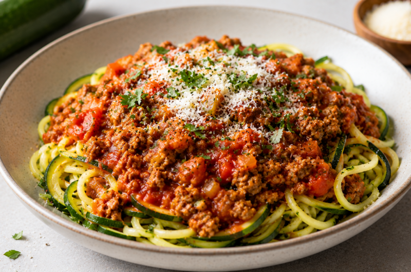 Meghan Markle's Zucchini Bolognese