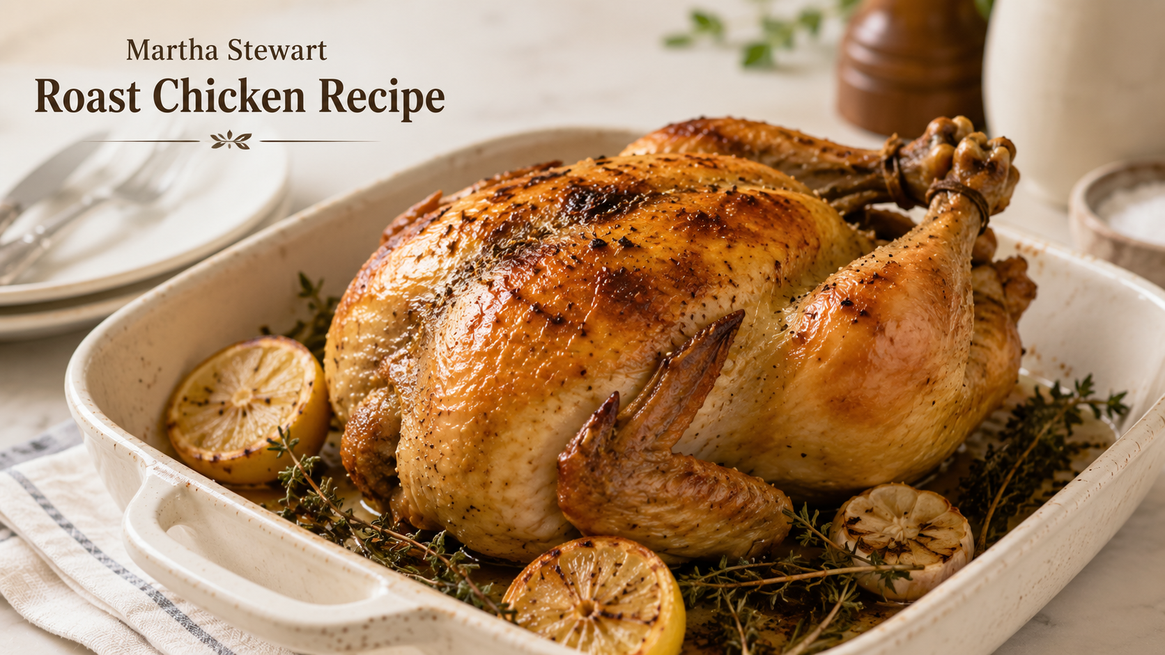 Martha Stewart roast chicken Recipe