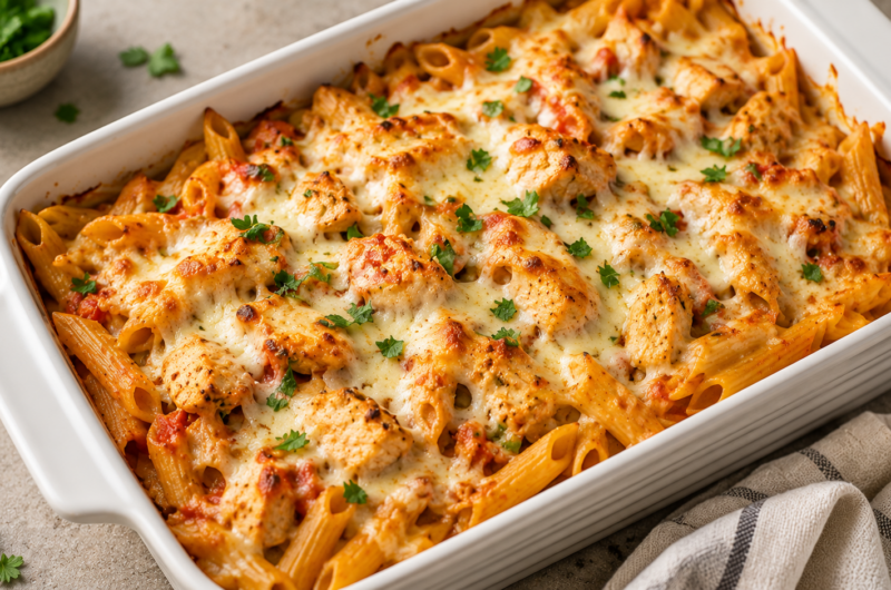 Chicken pasta bake