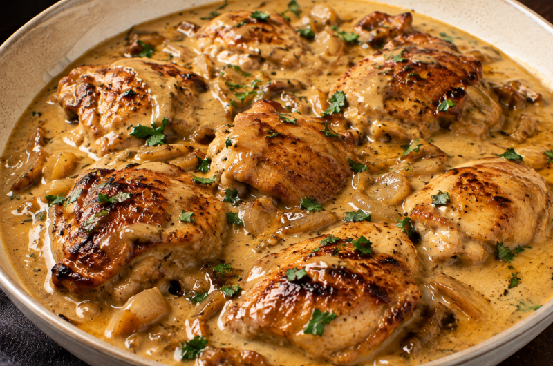 Creamy Marmite chicken