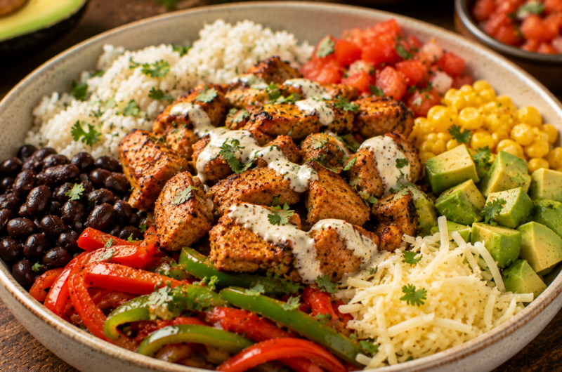Chicken burrito bowl
