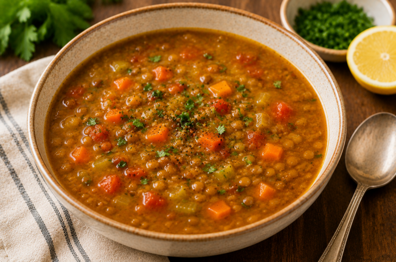 Lentil soup