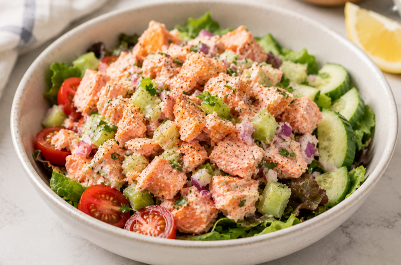 Canned Salmon Salad