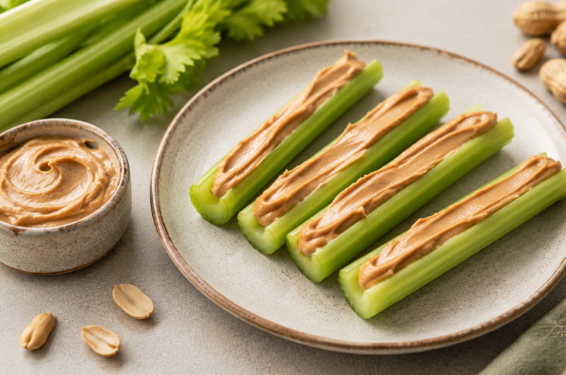 Celery and Peanut Butter