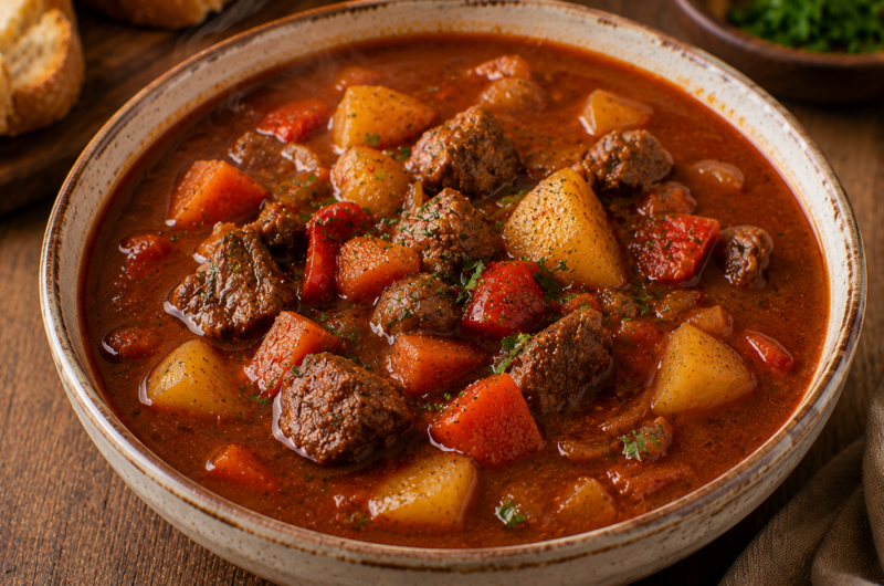 Beef Goulash Soup
