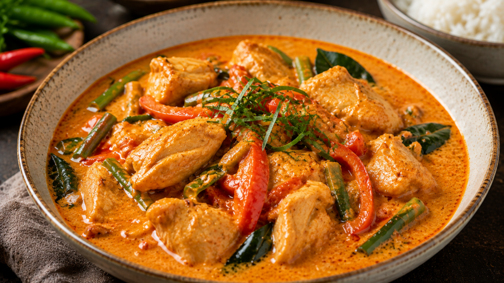Panang chicken curry