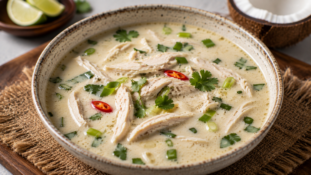 coconut chicken soup