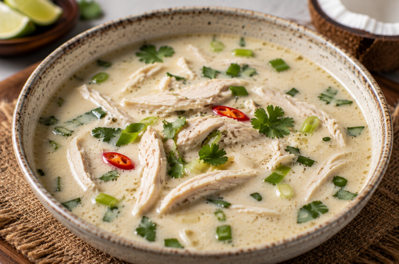 coconut chicken soup
