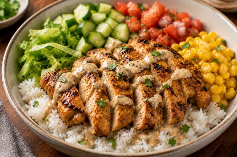 Chicken rice bowl