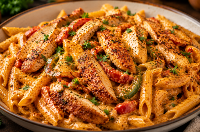 Cajun chicken pasta