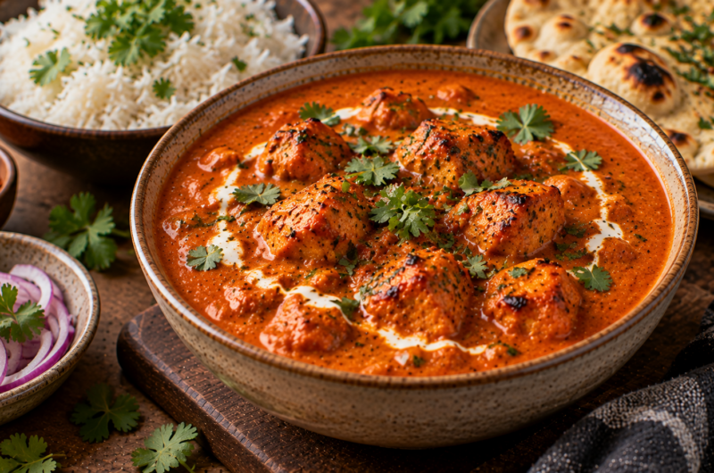 Healthy Tikka Masala for Halloween