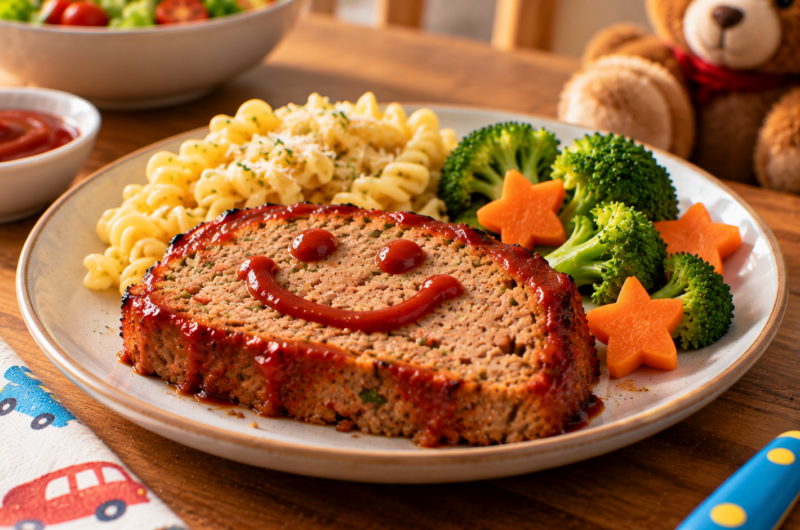 Kid-Friendly Italian Turkey Meatloaf