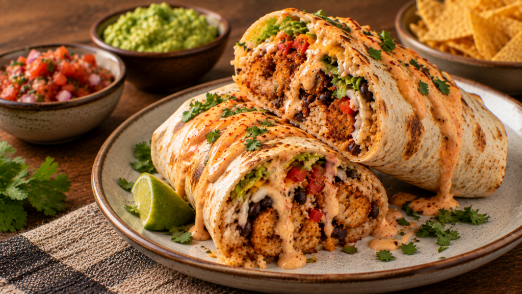 Healthy Bang Bang Burrito