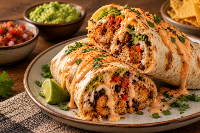 Healthy Bang Bang Burrito