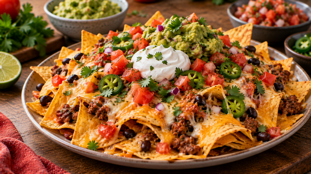 Healthy Halloween Nachos