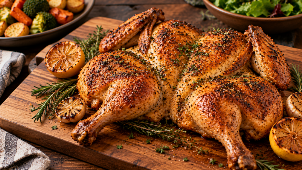 Christmas Spatchcock Chicken