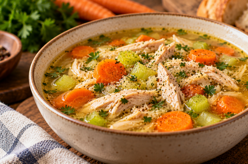 Christmas Chicken Soup – The Best Easy & Comforting Recipe