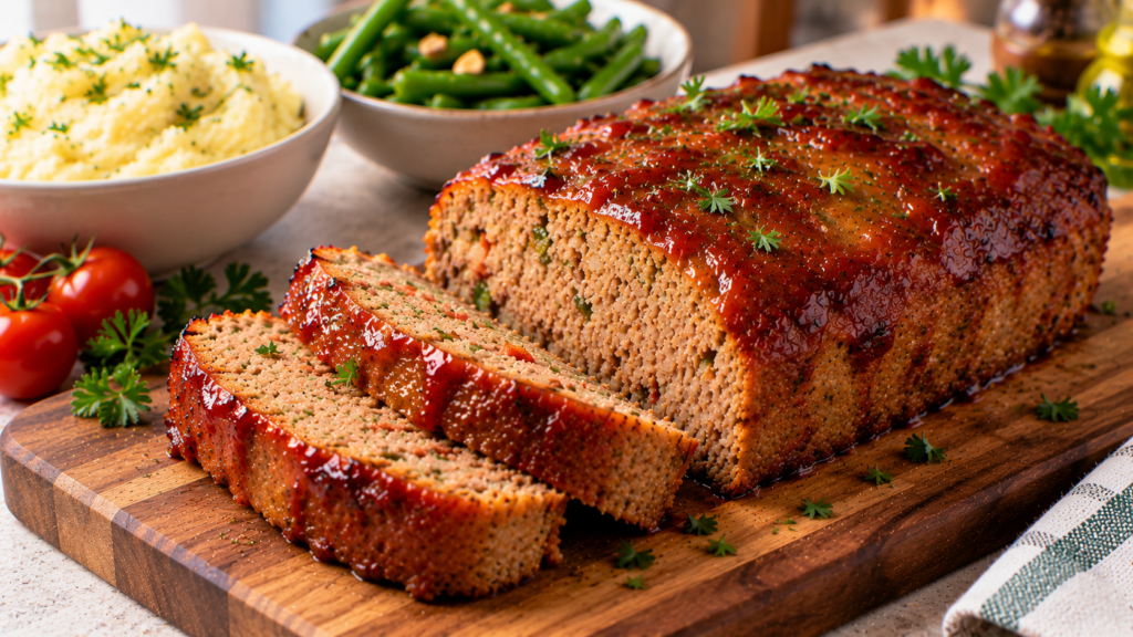 Incredibly Cheesy Turkey Meatloaf