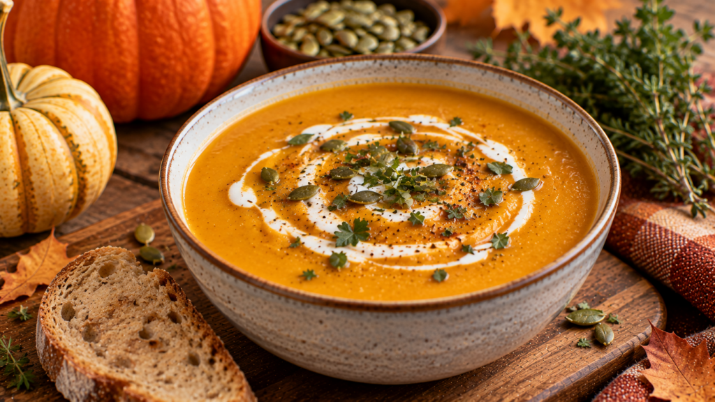 Healthy Vegan Pumpkin Soup