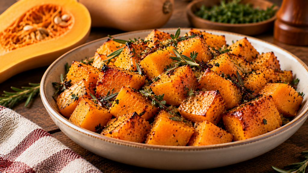 Christmas Mediterranean Stuffed Butternut Squash