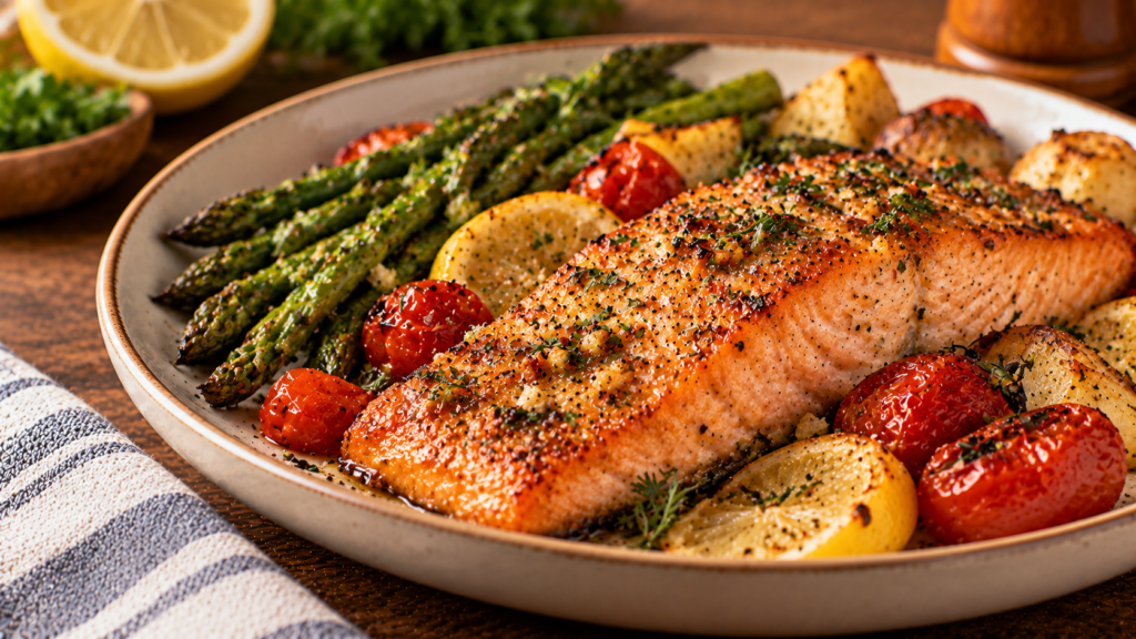 Best Christmas, Easy Healthy Baked Salmon Recipe