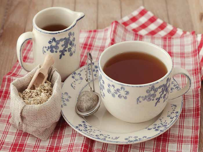 Marshmallow root tea for sore throat