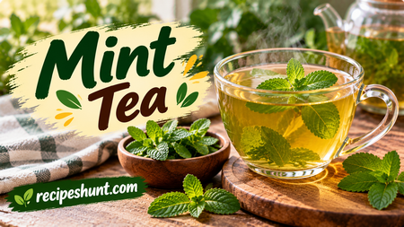 Mint Tea for sore throat