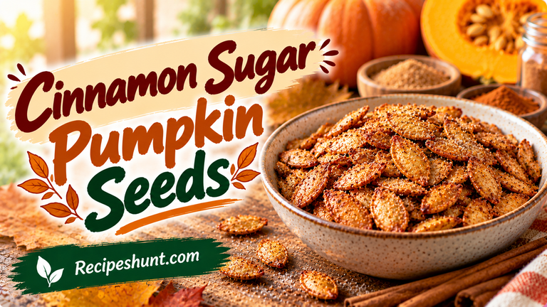 Cinnamon Sugar Pumpkin Seeds